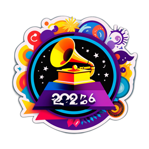Adesivo Vibrante per i Grammy Awards 2026