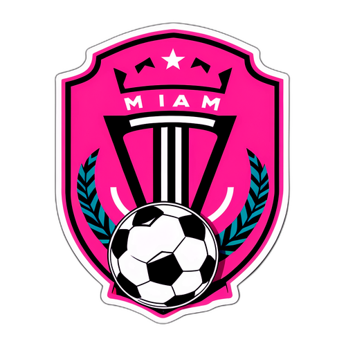 Sticker przedstawiający Inter Miami