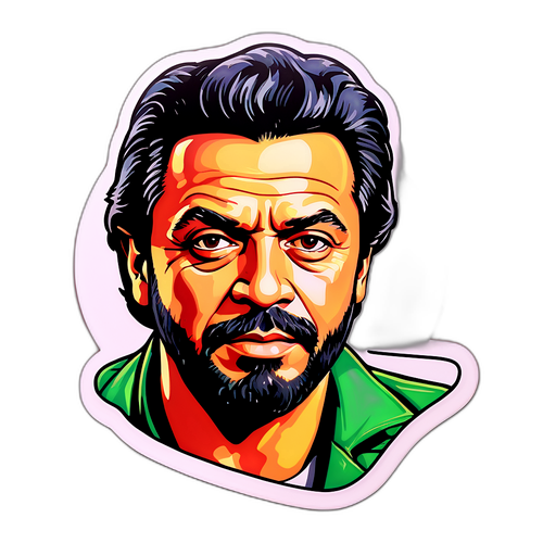 A sticker do famoso ator Cauã Reymond