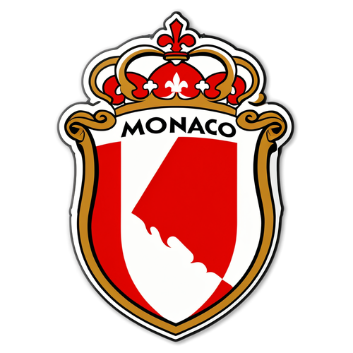 Die Fusion von Tradition und Moderne: Das Unglaubliche AS Monaco Sticker, das Fußballfans Begeistert!