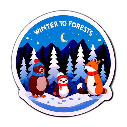 Зима приходит в леса