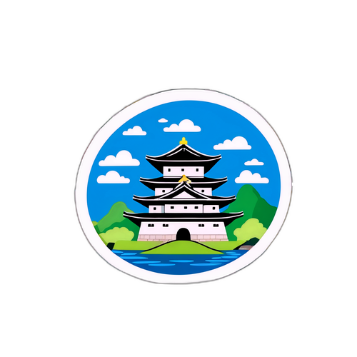兵庫県の観光名所ステッカー