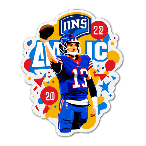 Josh Allen NFL MVP Trophy Sticker