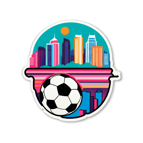 Stiker Latar Langit Miami: Mempersembahkan Kehangatan dan Semangat Inter Miami 'Go Miami!'