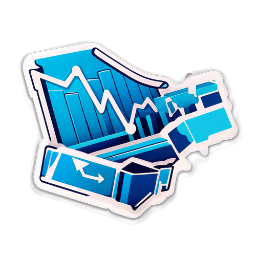 Sticker de tasa de cambio del dólar azul