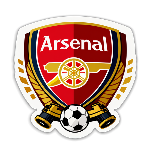 Ugunduzi wa Kushangaza: Sticker ya Arsenal Itakayochochea Mapenzi Yako ya Kandanda!