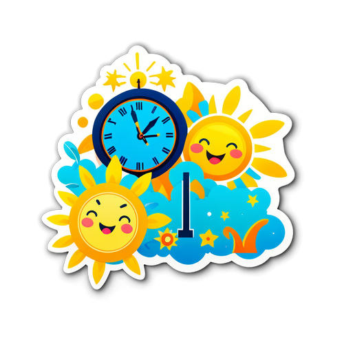 Spring Forward with a Smile: Celebrate Daylight Savings Time with Fun Clocks and Sunshine!