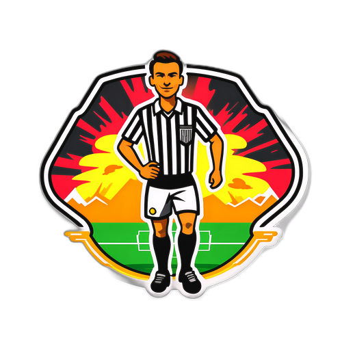 Sticker ya Mpira wa Mguu
