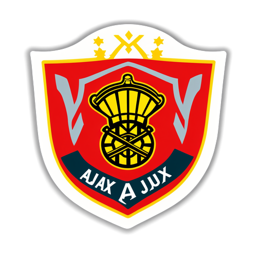 Spiritul Ajax: Culori și Tradiție într-un Sticker Emoțional