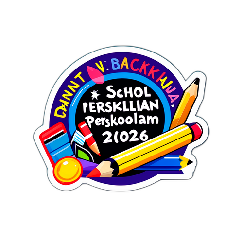 Stiker Peralatan Sekolah 2026