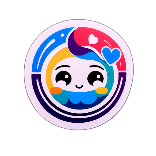 Einfaches, künstlerisches Sticker von Joyn