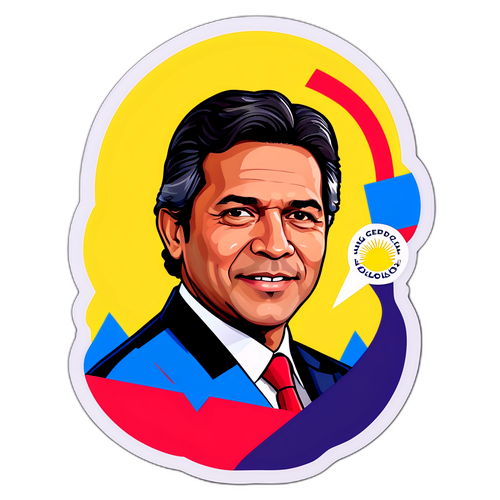 Sticker de Iván Cepeda en la política colombiana