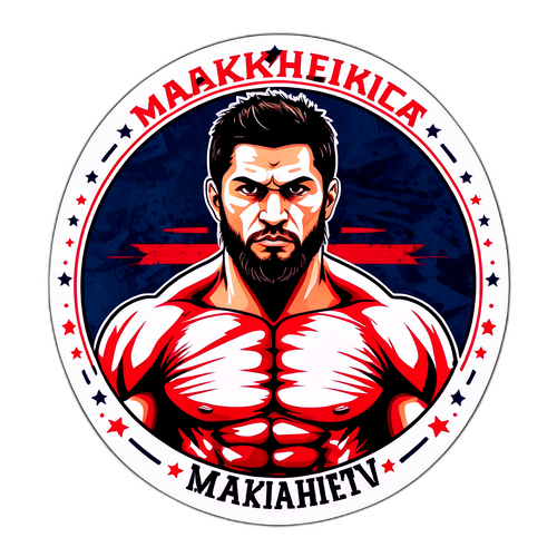 Tränande Makhachev Sticker