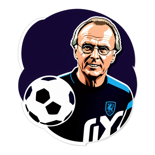 Legendarisk Hyllning: Sven-Göran Eriksson Sticker med 'Svennis Forever'! Fotbollsikonen Är Här för Att Stanna!