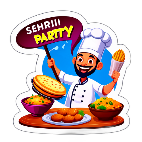 सेहरी पार्टी स्टिकर