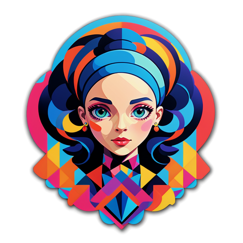 Unlock the Vibrant World of Sophie Xeon: A Geometric Journey Through Art and Iconography!