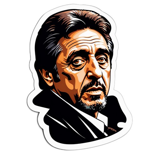 Sticker Vintage di Al Pacino