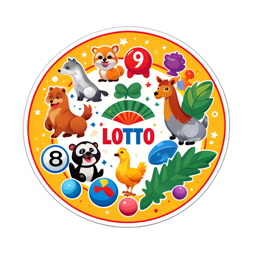 Лото с забавными животными и предметами
