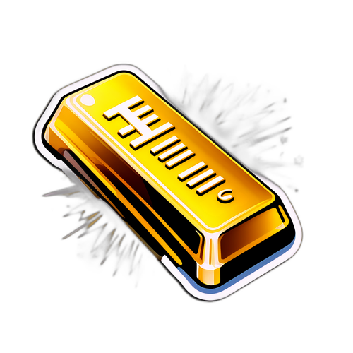 Glänzende Goldbarren mit Euro-Symbol