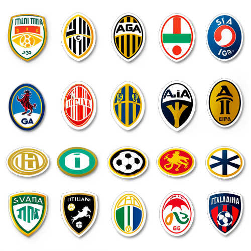 Glamour der Serie A: Sticker für Fußballfans