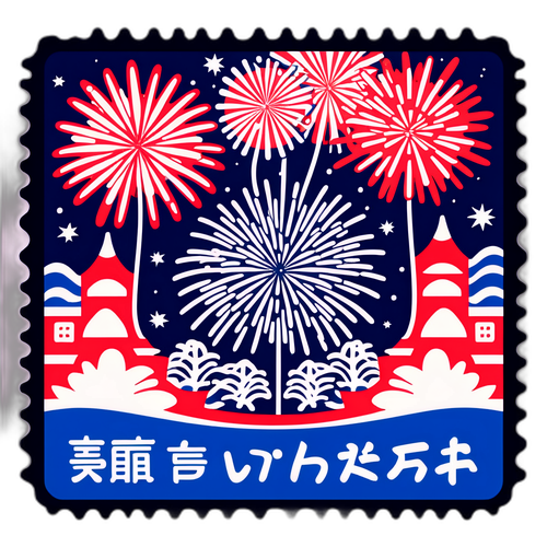 浦和美園祭りの雰囲気を伝えるスタンプ