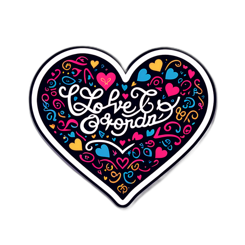 עיצוב לב מסודר