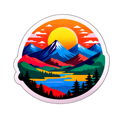 林維山風景貼紙