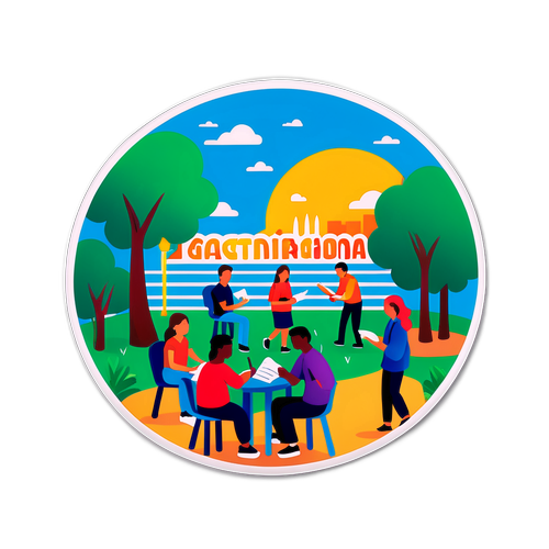 Desain Stiker untuk Plaza Colonia