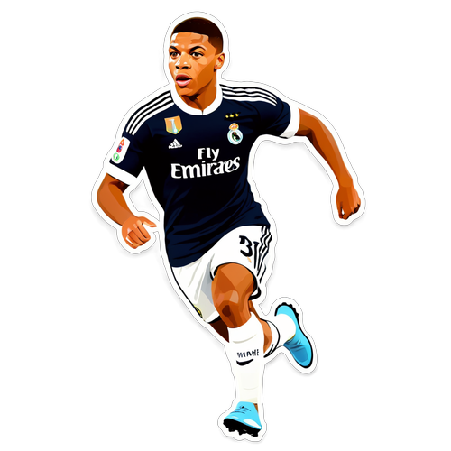 Hommage dynamique à Kylian Mbappé