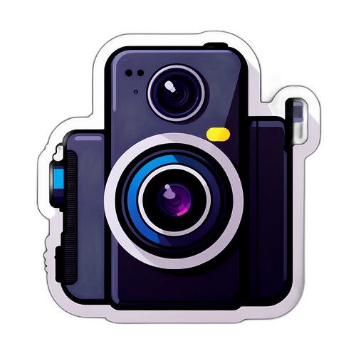 아이폰 17 카메라 기능 강조 스티커 디자인