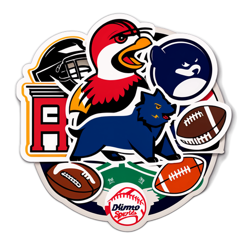 A Cincinnati sportcsapatok retro stílusú mashupja
