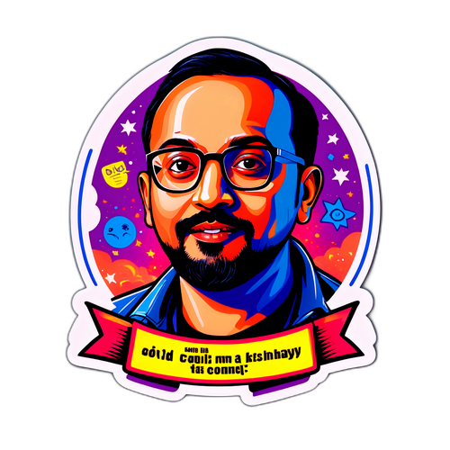 अभिनव कश्यप के मजेदार उद्धरणों वाला स्टिकर