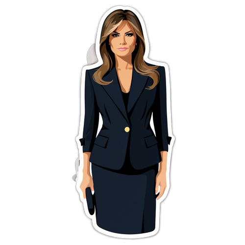 Melania Trump Tarzıyla Lüks ve Şıklığı Yansıtan Eşsiz Çıkartma Tasarımı!