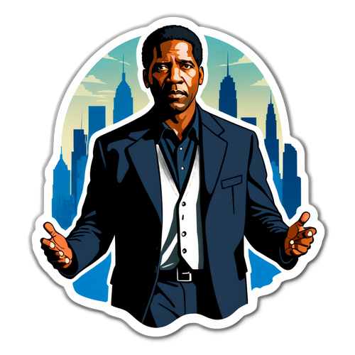 Denzel Washington Anma Stickerı