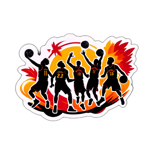 बास्केटबॉल खेल का उत्साह