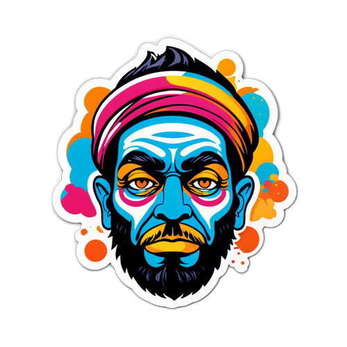 Stickers geïnspireerd op straatkunst met Trabelsi