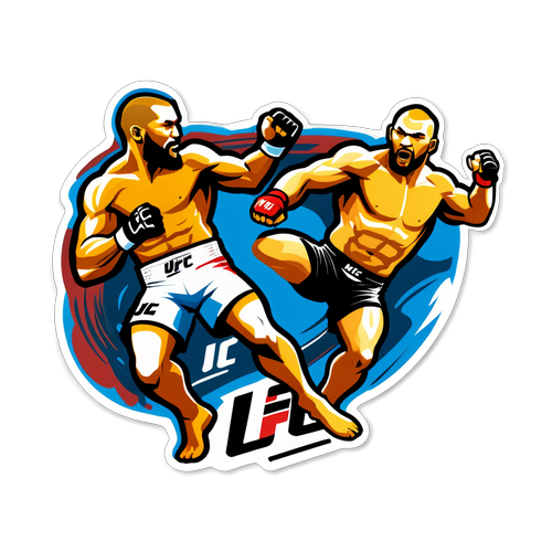 UFC 310 Action-Packed Sticker