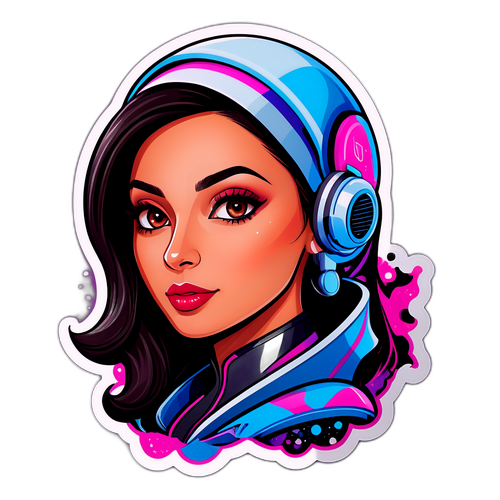 Stiker Modern Terinspirasi Teknologi