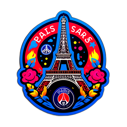 Flamboyant PSG Logo med Parisisk Kultur