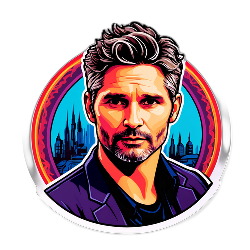 Adesivo Artístico de Eric Bana
