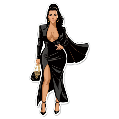 En glamorös design med Kim Kardashian