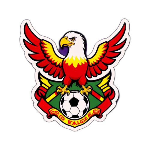 Kibandiko cha Kifurahisha cha Go Ahead Eagles