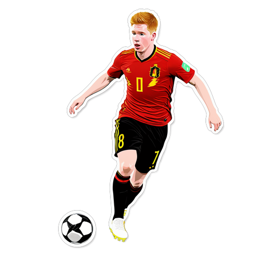 Sticker van De Bruyne in Actie