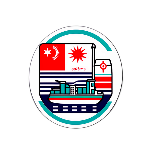 台灣海關貿易意識貼紙