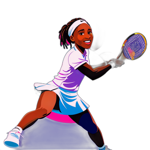 Wynikowy Sticker Coco Gauff