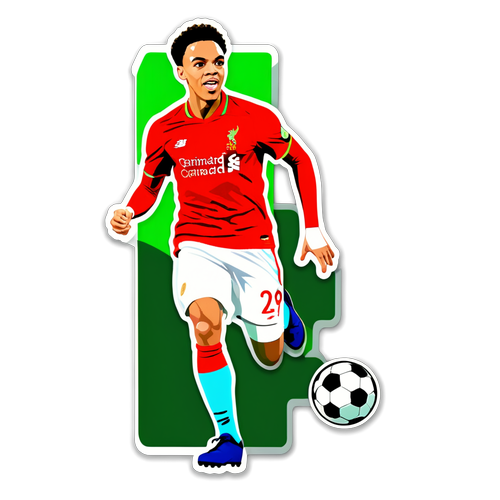 Morsom klistremerke av Trent Alexander-Arnold