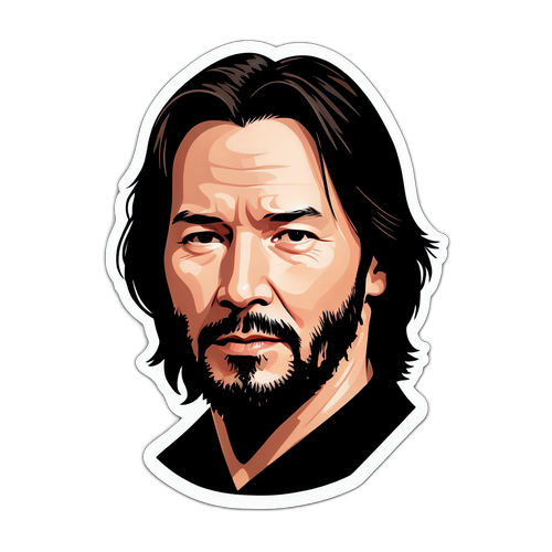 Cool nálepka Keanu Reevese