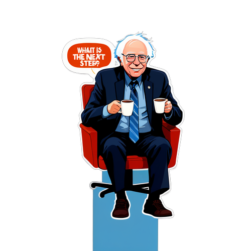 Bernie Sanders Frågar: "Vad är nästa steg?" - En Sticker Du Inte Vill Missa!