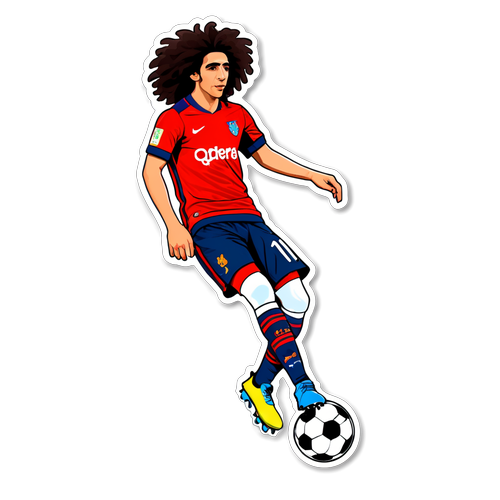 Sticker ya Marc Cucurella na Nguo za Soka