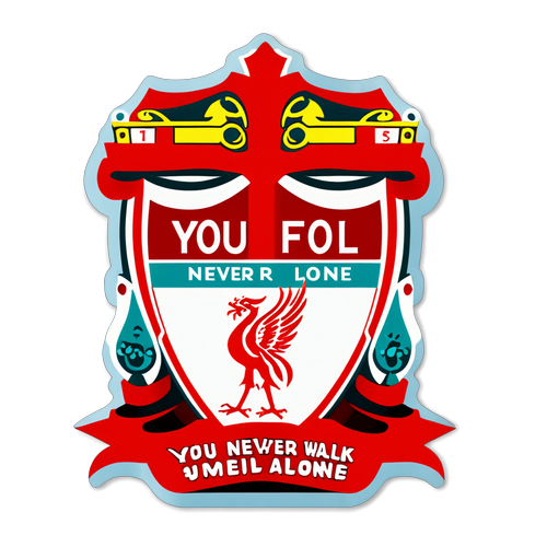 Sticker som firar Liverpool FC